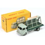 French Dinky Toys 33C Simca Cargo "Saint-Gobain/Miroitier" - Grey cab, chassis and convex hubs, g...