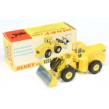 Dinky Toys 973 Eaton Yale Articulated Tractor Shovel - Yellow body, engine cover and front shovel...