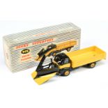 Dinky Toys 958 Guy Warrior With Snow Plough - Black and yellow including blade, blue roof light, ...