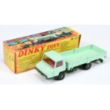 French Dinky Toys 569 Berliet Stradair - Pale green, dark green chassis and concave hubs, red int...