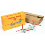 Dinky Toys 715 Bristol 173 Helicopter - Turquoise, red including blades 