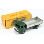 French Dinky Toys 578 (33B) Simca Tipper - Green including chassis and convex hubs, silver ribbed...