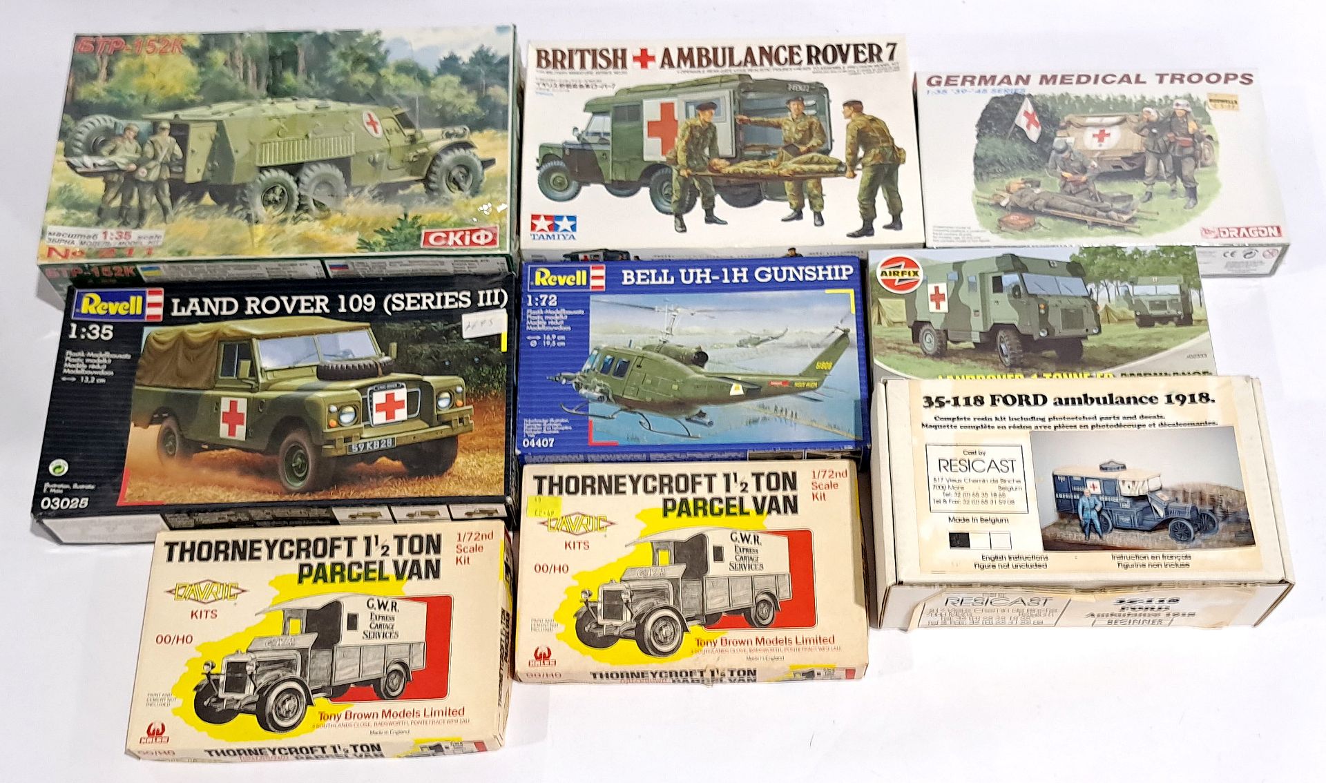 Airfix, Revell & similar, Military related, Model Kits & similar, an unmade boxed group - Bild 2 aus 2