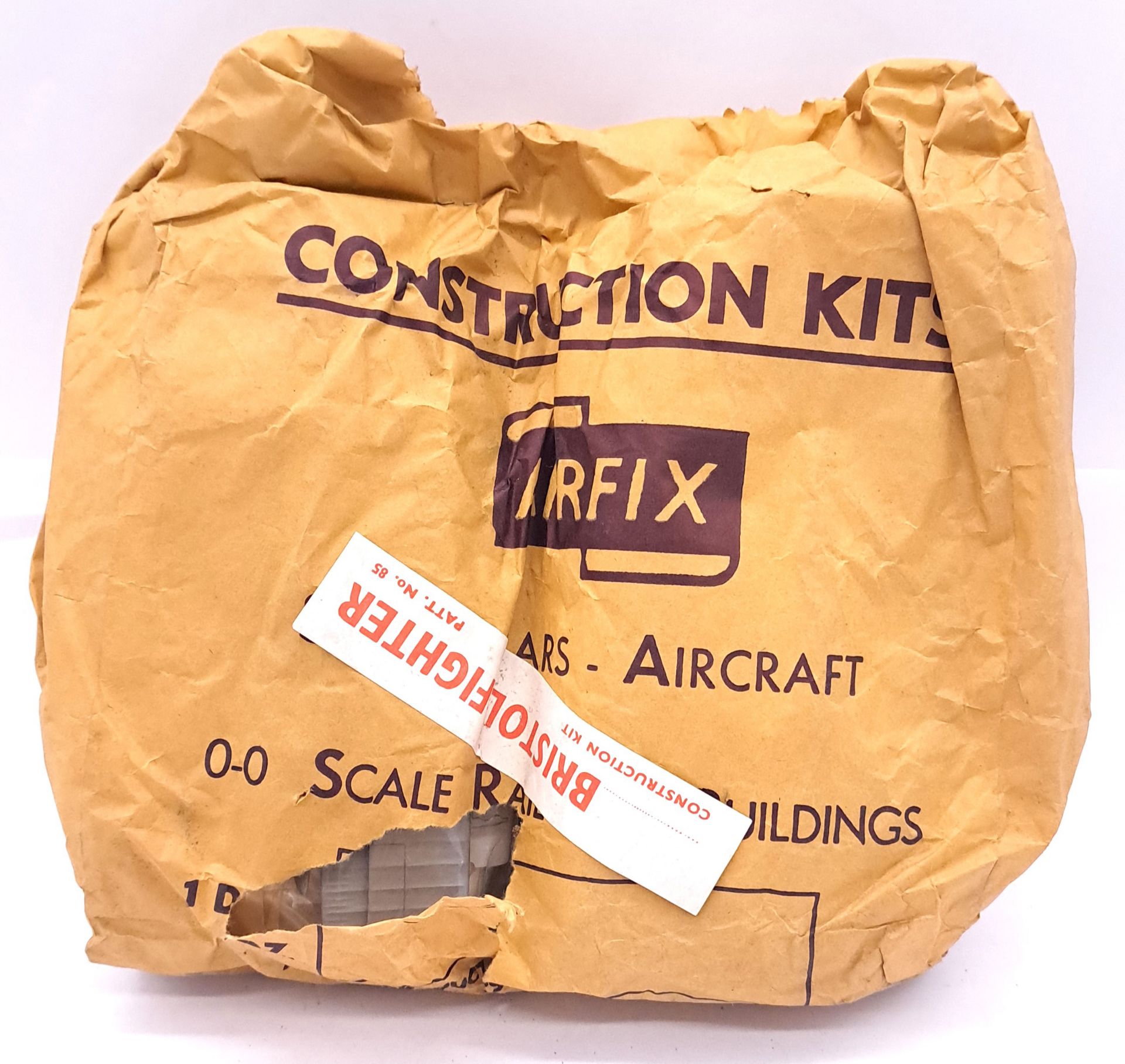 Airfix c1960’s ORIGINAL TRADE BAG complete with Bagged (possibly Type3) “Bristol Fighter” Kits