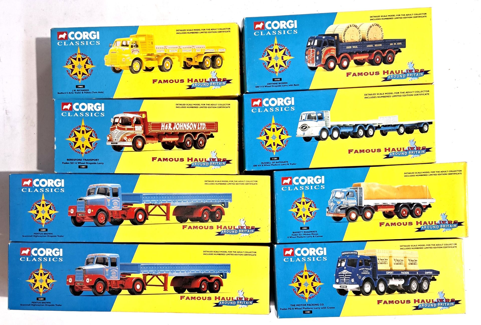 Corgi "Famous Hauliers Around Britain" Series, a boxed Commercial group