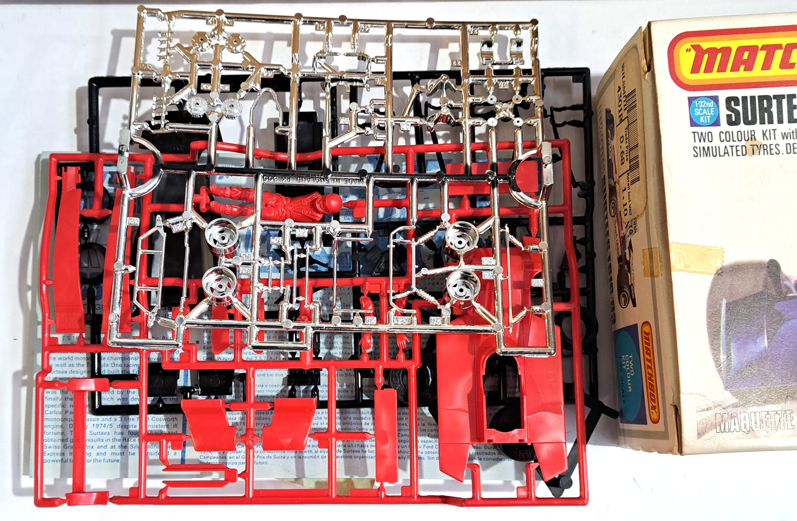 Tamiya & Matchbox, a boxed pair of Plastic Model Formula 1 Kits - Image 2 of 3