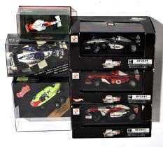 Minichamps, Quartzo, Konami & similar, a boxed racing car group
