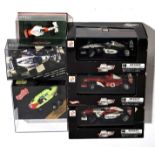 Minichamps, Quartzo, Konami & similar, a boxed racing car group