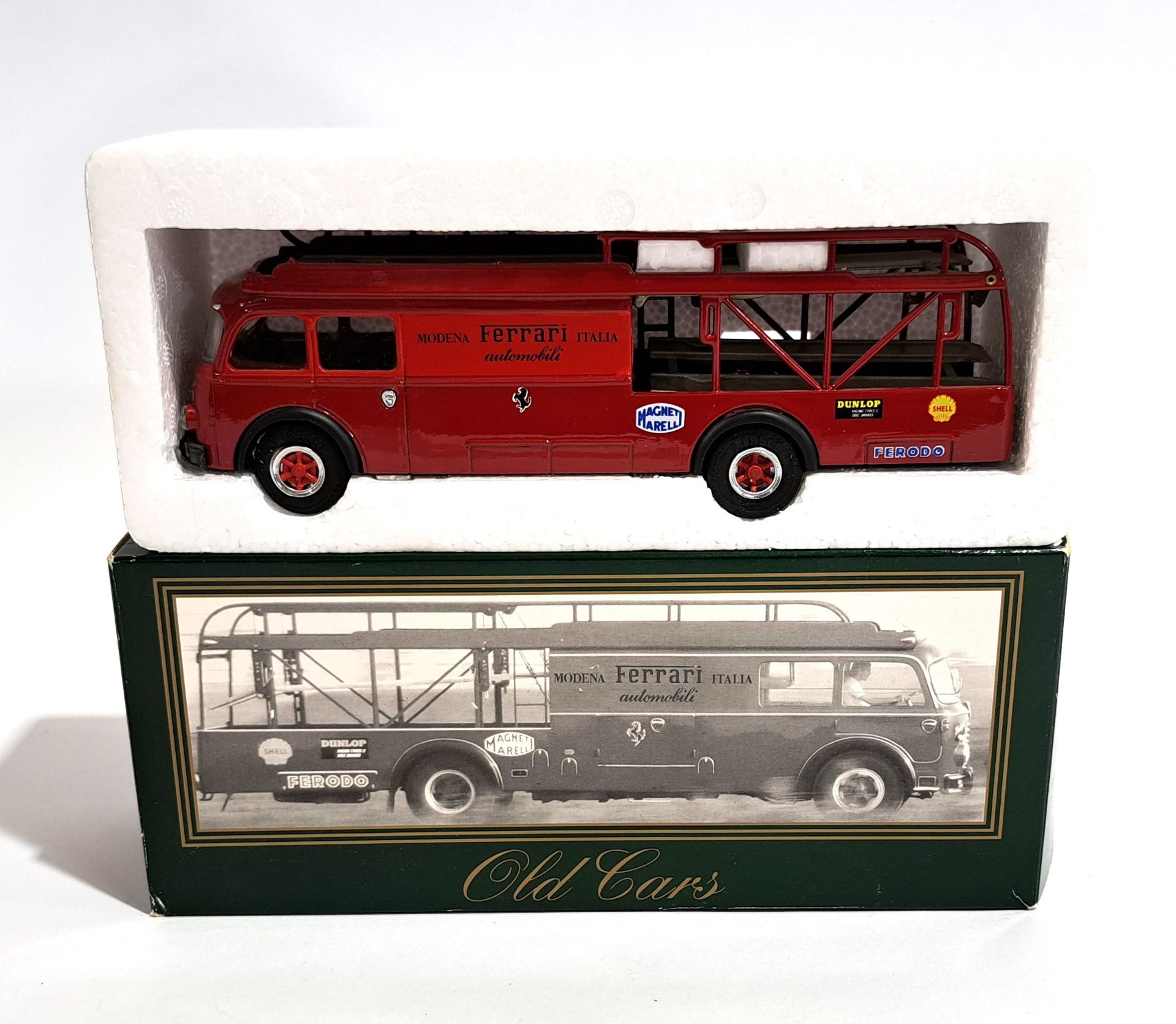 Old Cars (Italy) Fiat "Ferrari" Racing Car Transporter, boxed