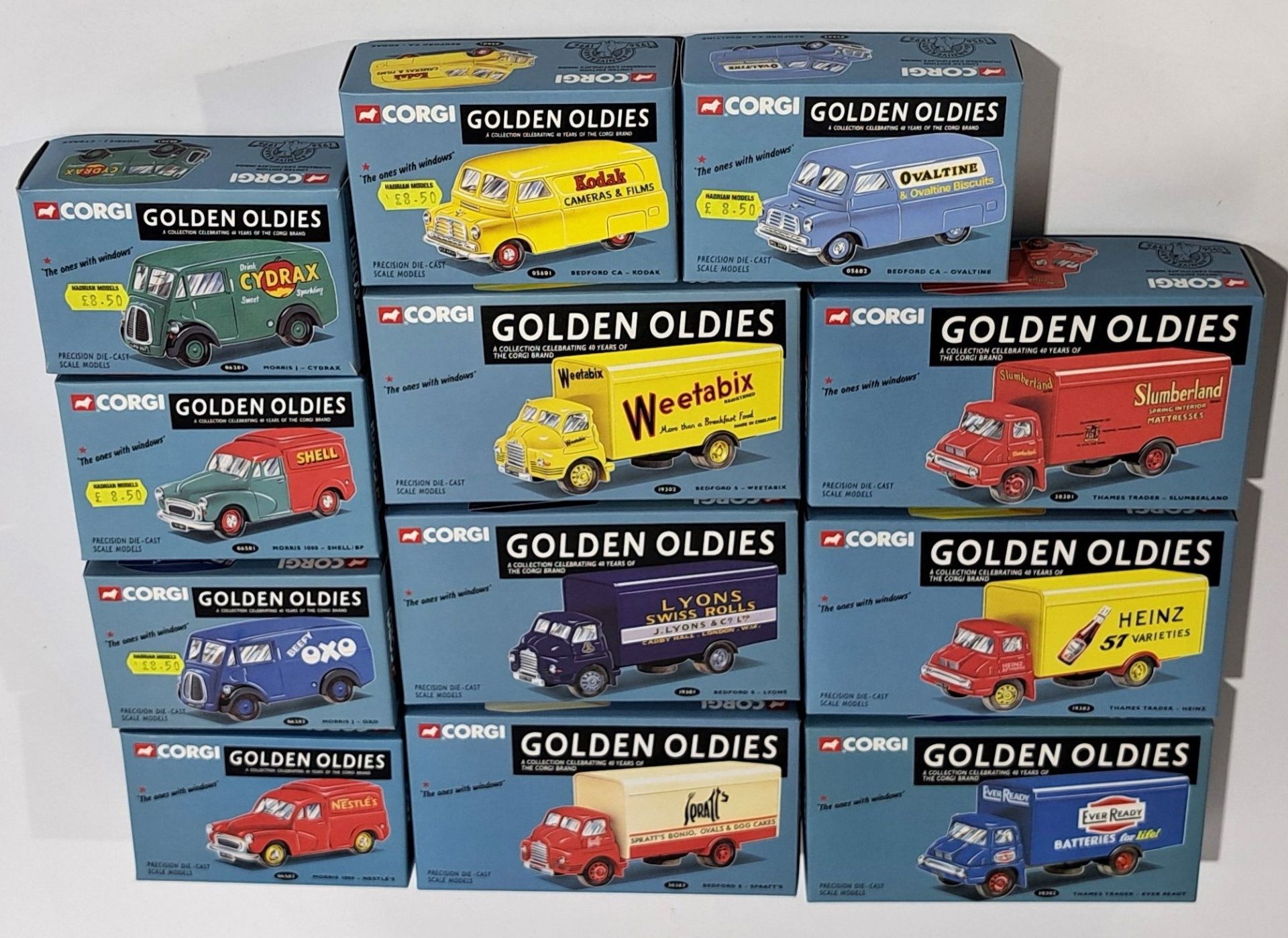 Corgi Golden Oldies, Commercial related, a boxed group