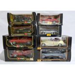 Bburago & Maisto 1:18, 1:20 & 1:24 scale, a boxed car group