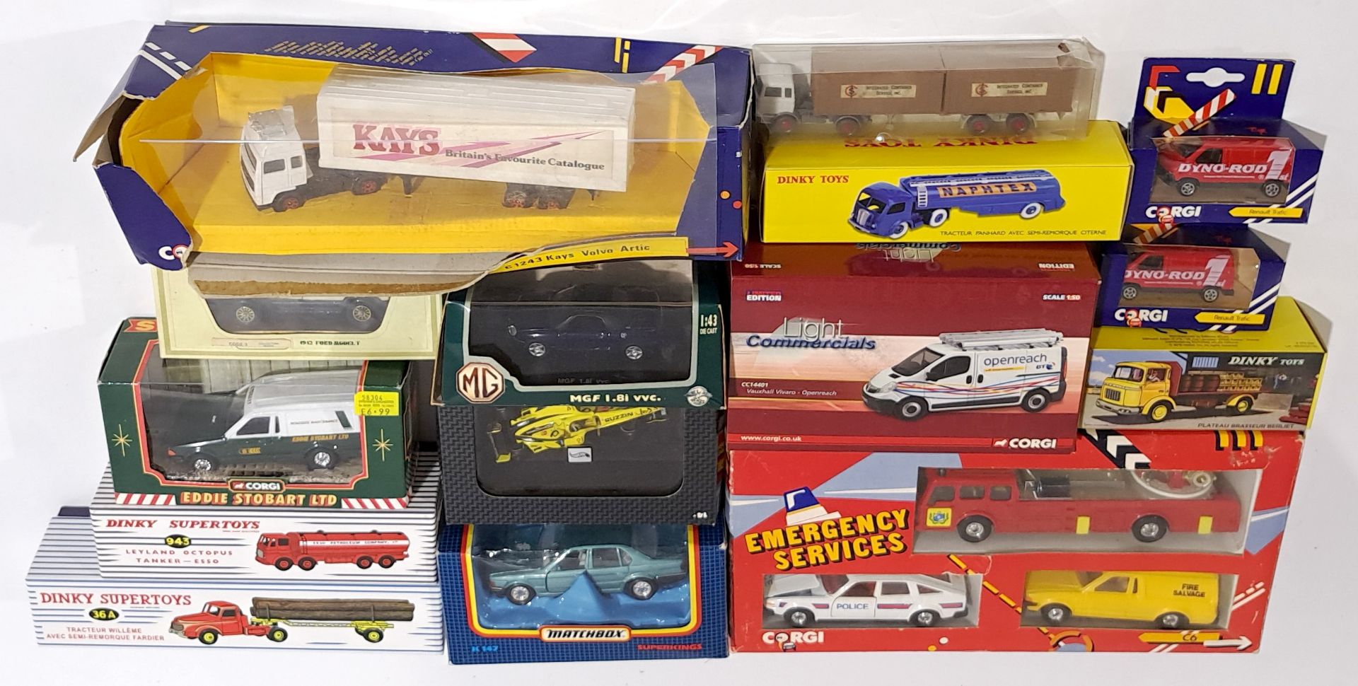 Corgi, Matchbox & similar, Commerical & similar, a boxed group