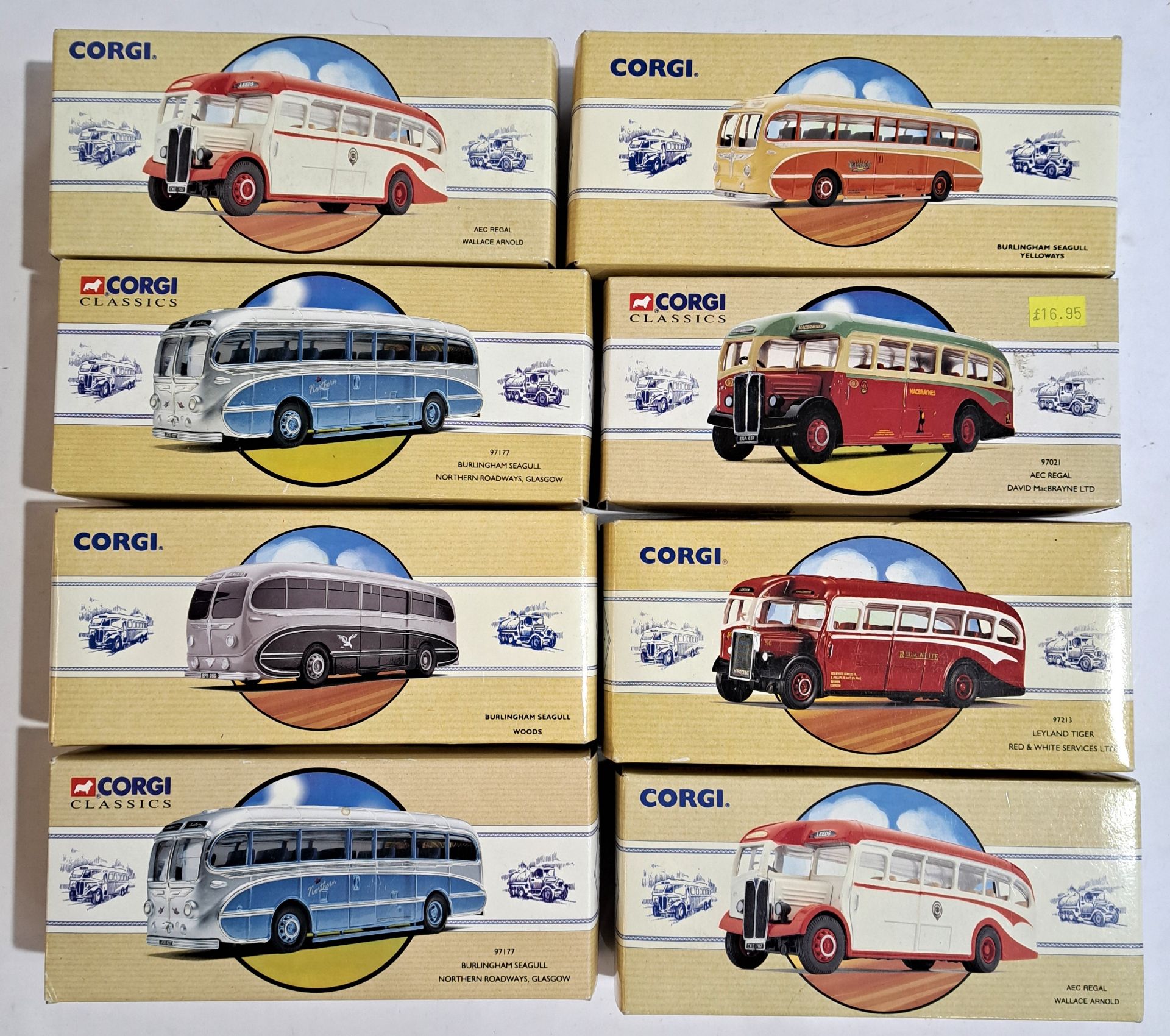 Corgi Classics, a boxed bus group