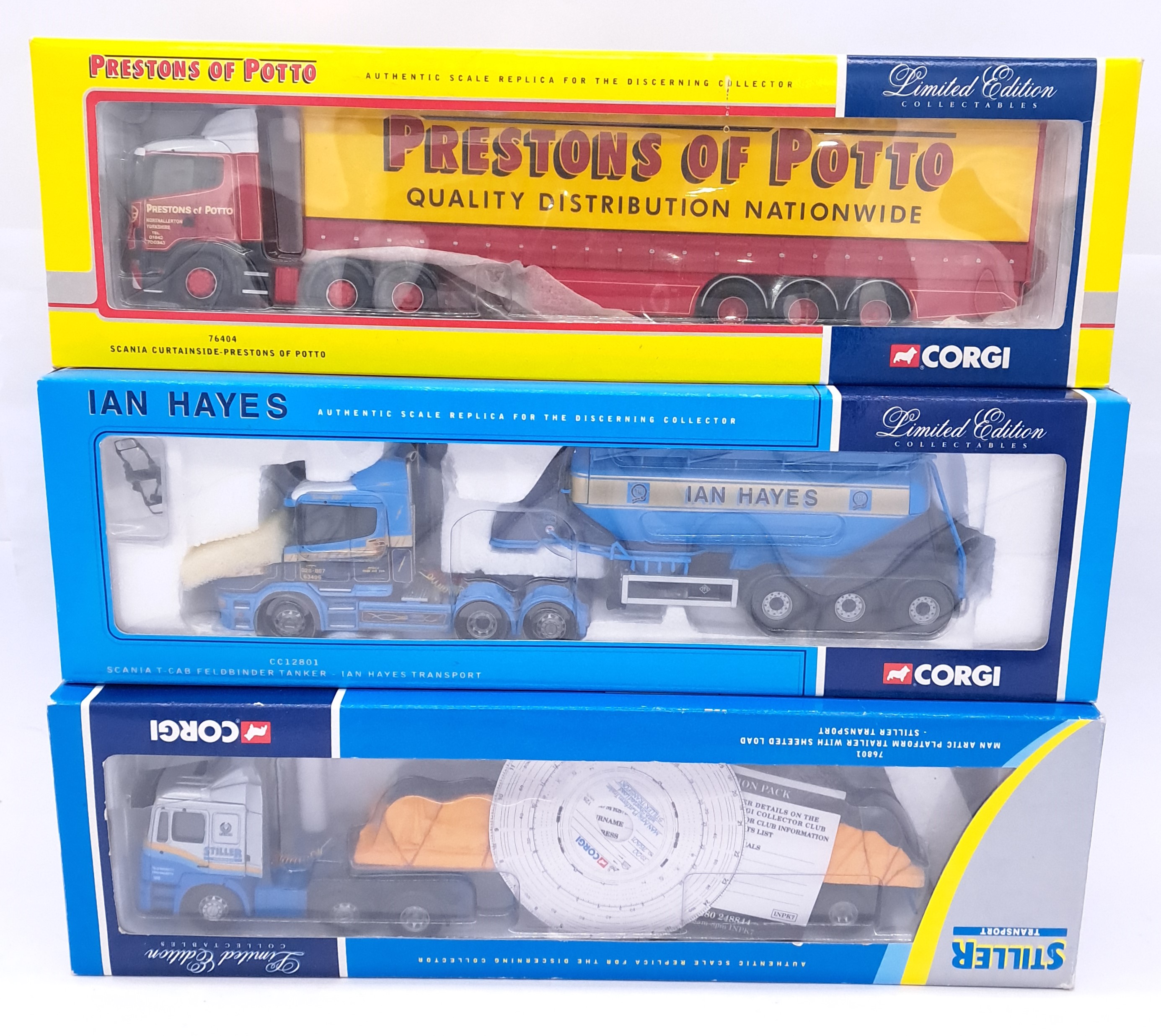 Corgi, a boxed group of 1:50 scale Commercial Tanker, Truck/Trailer models