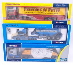 Corgi, a boxed group of 1:50 scale Commercial Tanker, Truck/Trailer models