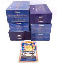 Corgi & Matchbox, a mainly boxed (1 carded) group consisting of "Royalty/Monarchy" special editions