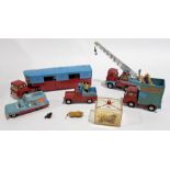 Corgi “Chipperfields Circus” & similar, vehicles & figures, an unboxed group