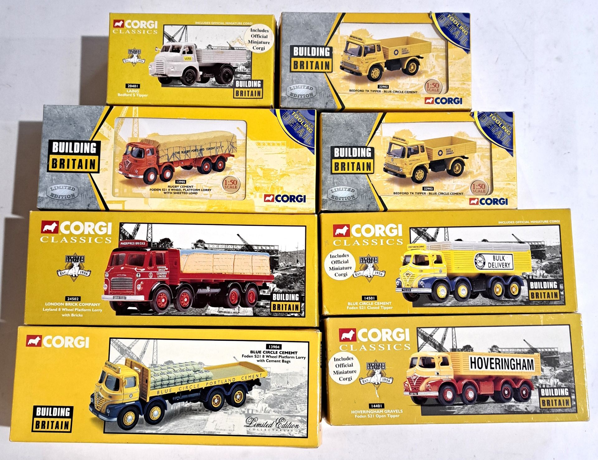 Corgi "Building Britain" Series, a boxed group