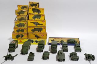 Dinky Toys, Military related, a boxed group