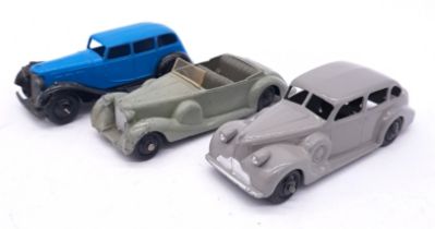 Dinky, an unboxed diecast group 36 Series Armstrong Siddeley
