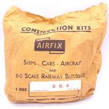 Airfix c1960’s ORIGINAL TRADE BAG complete with Bagged (possibly Type3) “D.H.4” Kits
