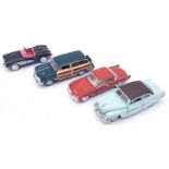 Franklin Mint, a partly boxed (Polystyrene only) group of 1:43 scale cars