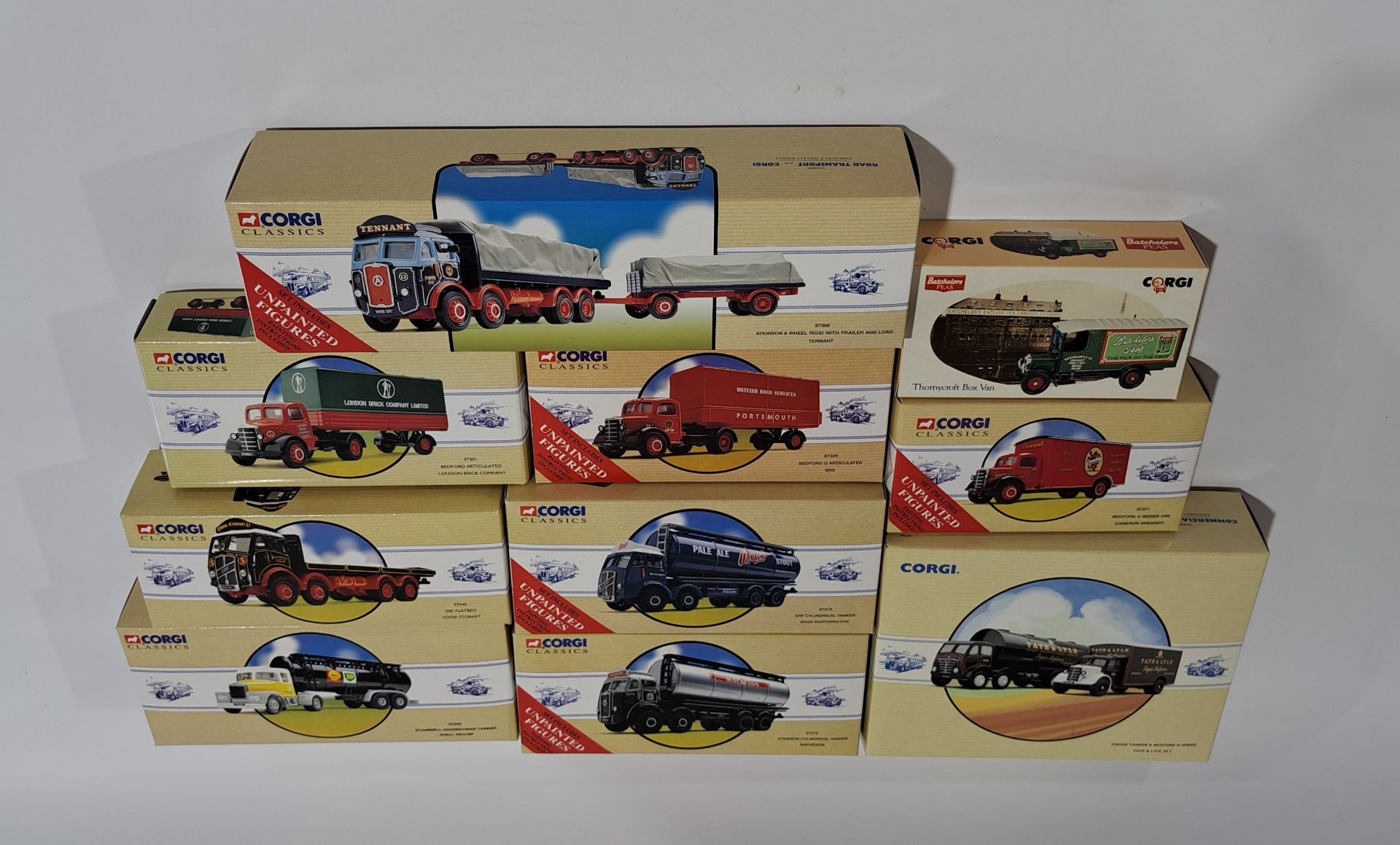 Corgi Classics & similar, Commercial related, a boxed group