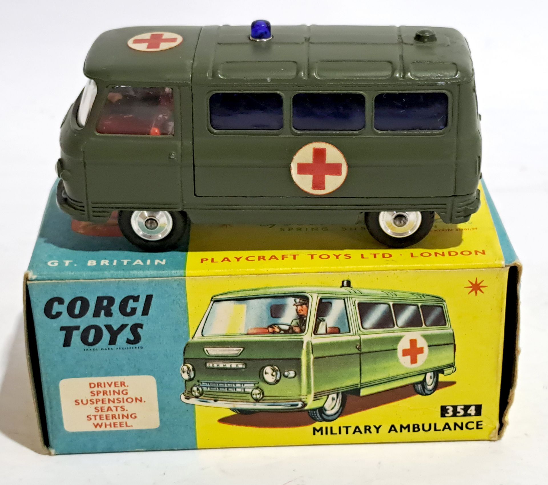 Corgi 354 Military Ambulance, boxed