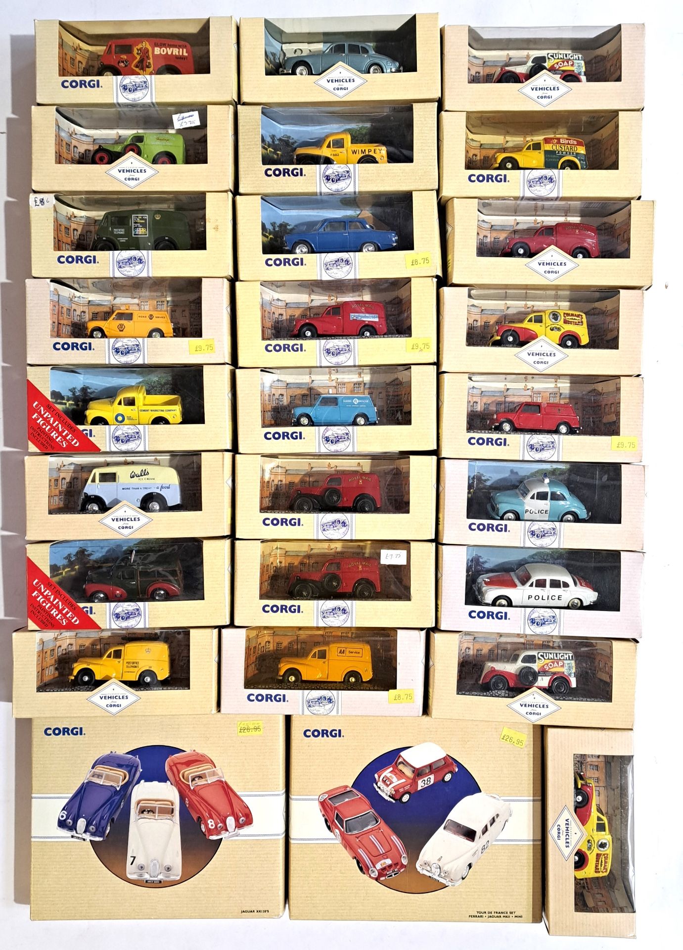 Corgi Classics, a boxed group including multi vehicle sets to include 97708 "Tour De France" Set