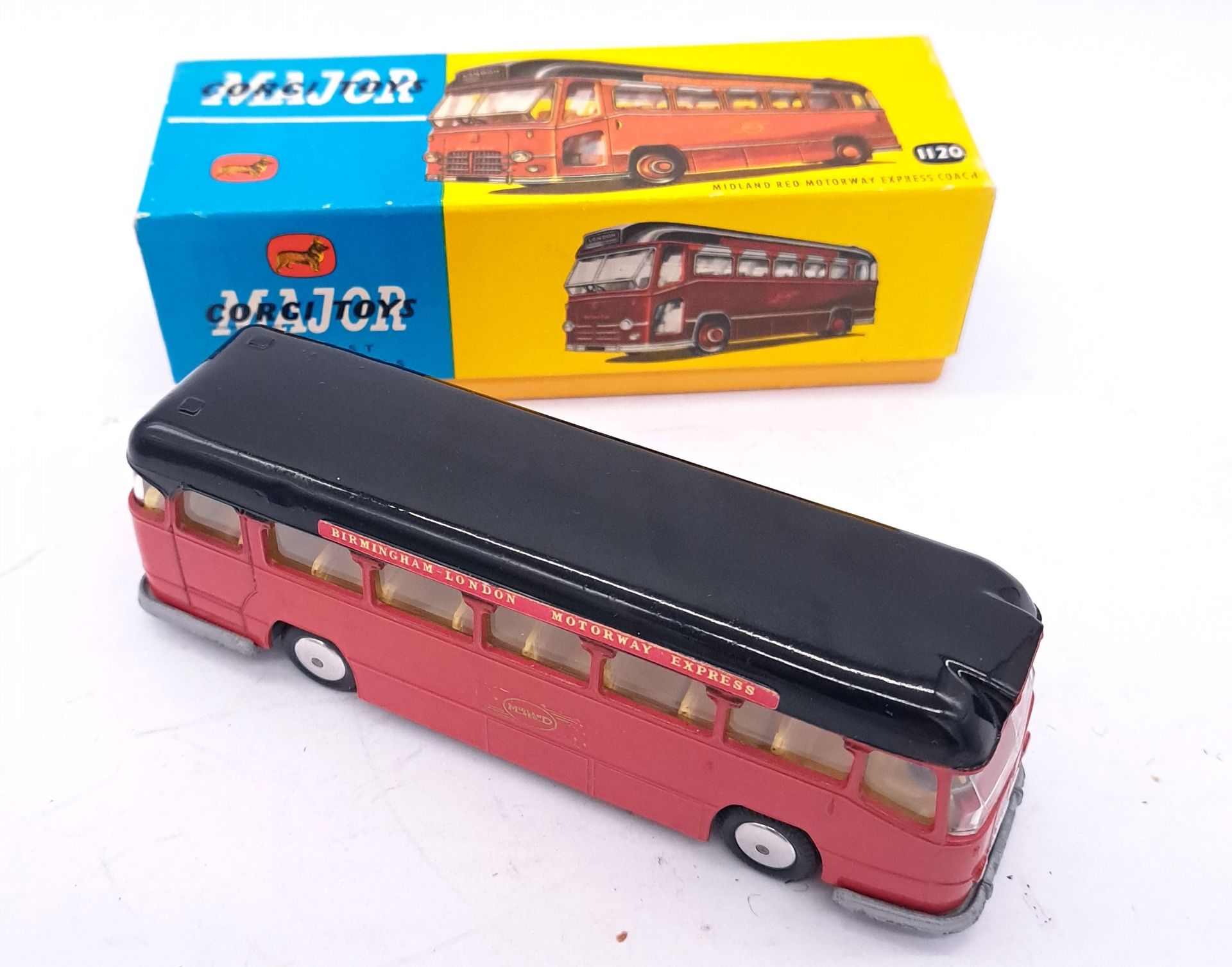 Corgi "Major" 1120 Midland Red Motorway Express Coach - Bild 2 aus 2