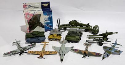 Dinky, Corgi & similar, Military & Aircraft related, a boxed & unboxed group