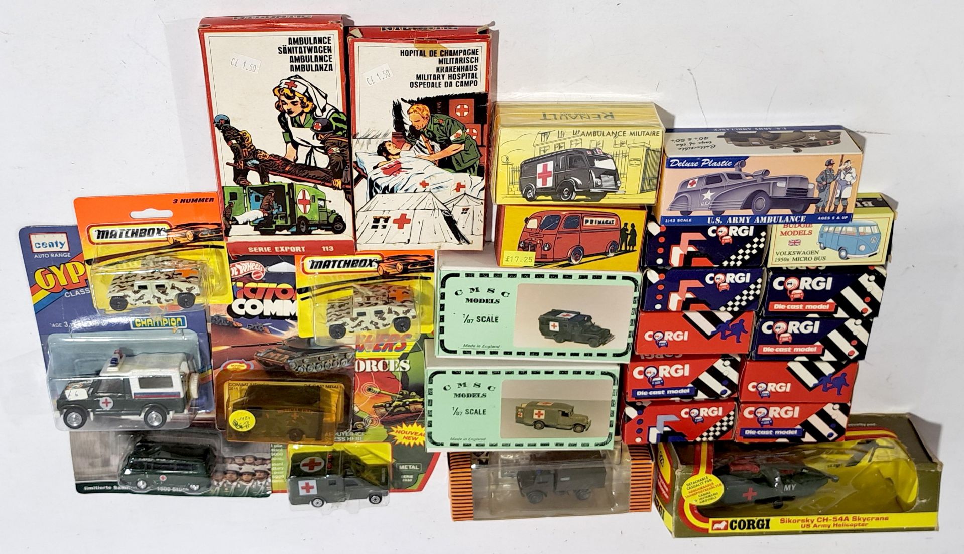 Matchbox, Corgi & similar, Military related, a boxed group