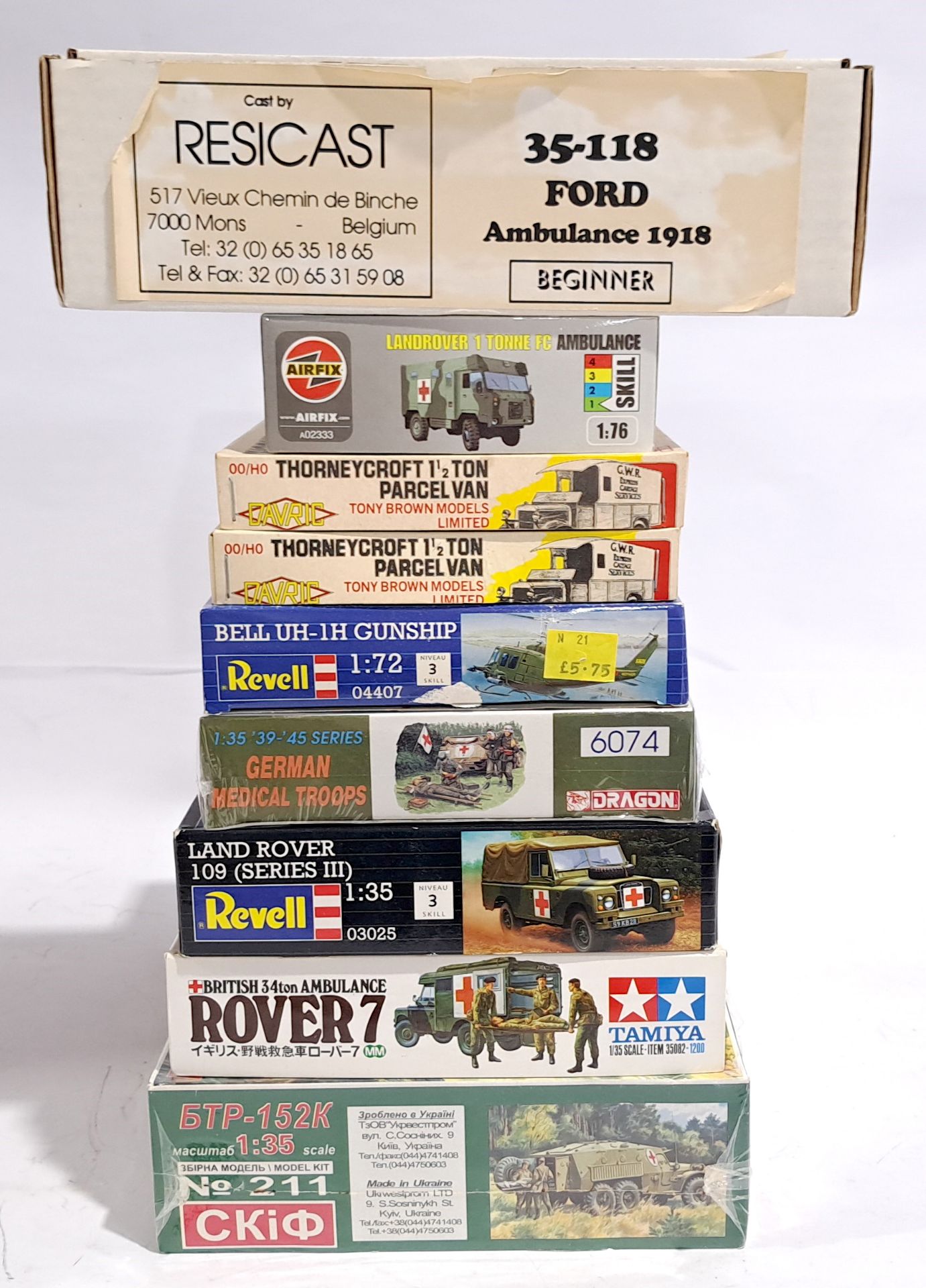 Airfix, Revell & similar, Military related, Model Kits & similar, an unmade boxed group