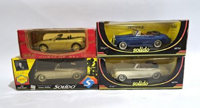 Solido & Mira 1:18 scale & similar, a boxed car group