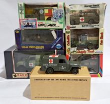 Eagle Collectibles, Gonio & Bburago, Military related, a boxed group