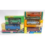Russian Diecast Cars, Moskvitch & similar, a boxed group