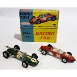 Corgi Racing Cars, a boxed pair