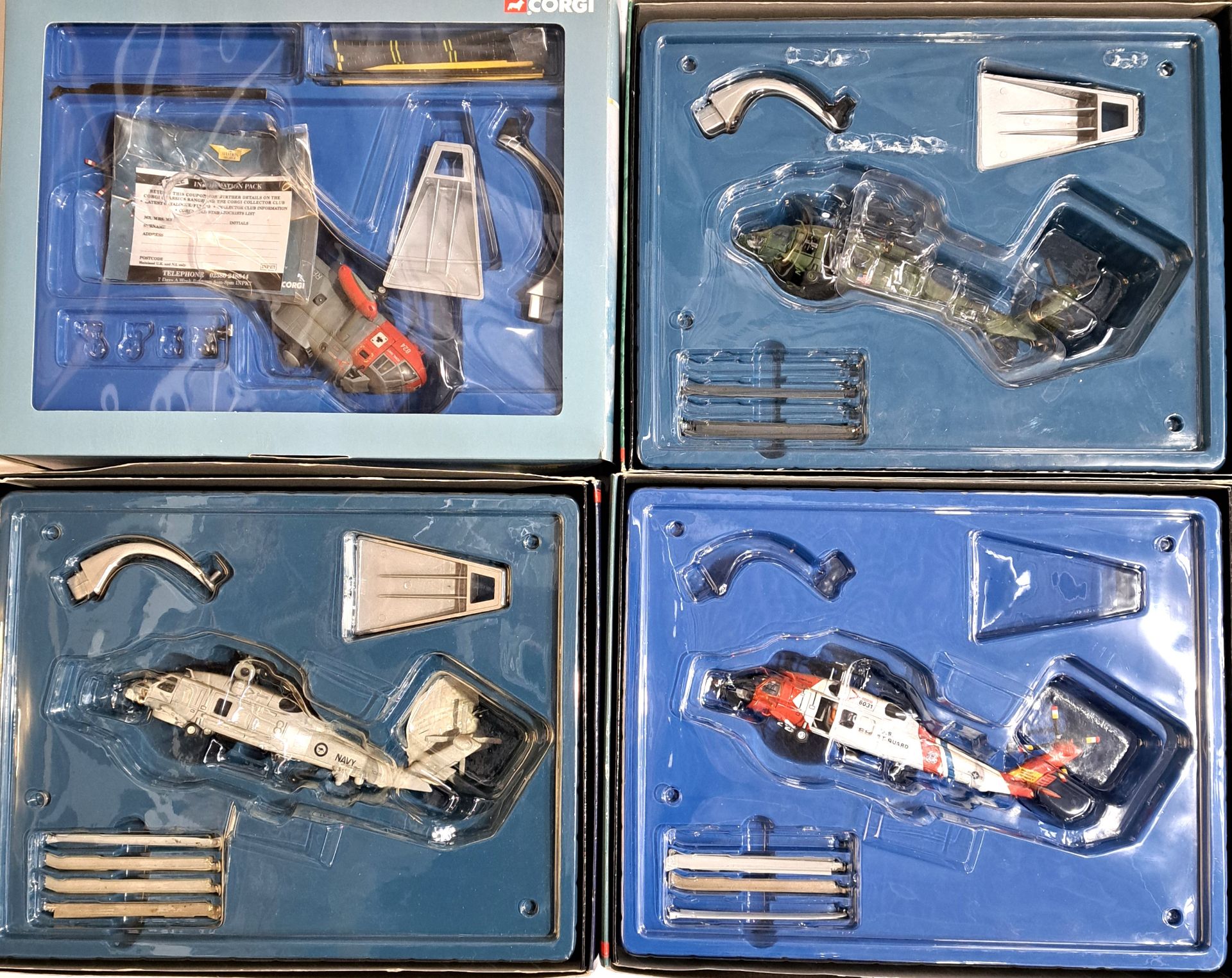 Corgi Aviation Archive, a boxed 1:72 scale Military Helicopter group - Image 2 of 2