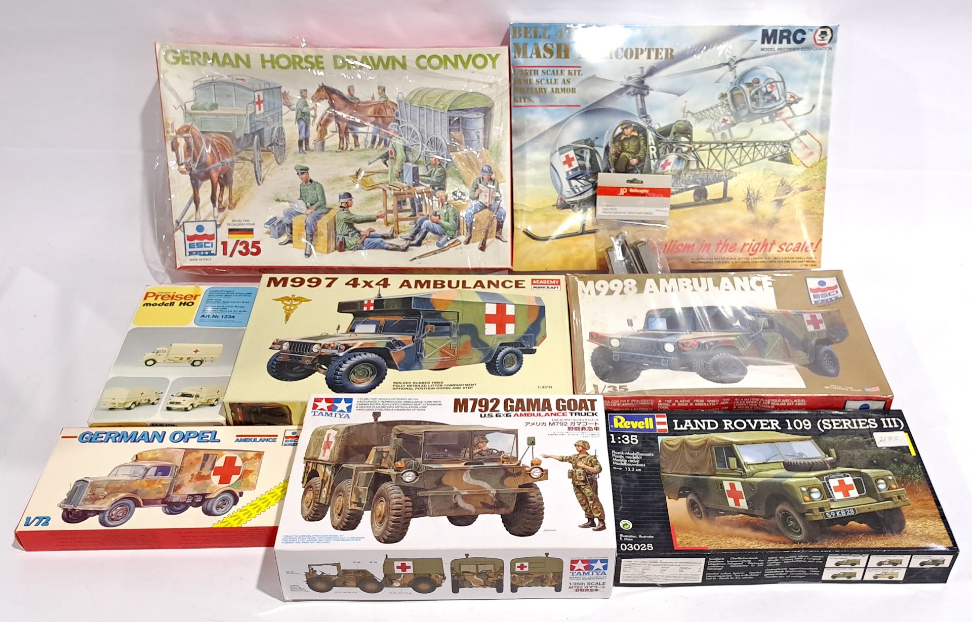 MRC, Revell & similar, Military related, Model Kits, an unmade boxed group - Bild 2 aus 2