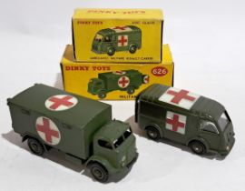 Dinky 626 & 80 F, a boxed Military pair