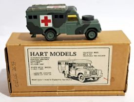 Hart Models Ambulance (built) White Metal & Resin Kit Scale 1:48, boxed
