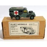 Hart Models Ambulance (built) White Metal & Resin Kit Scale 1:48, boxed