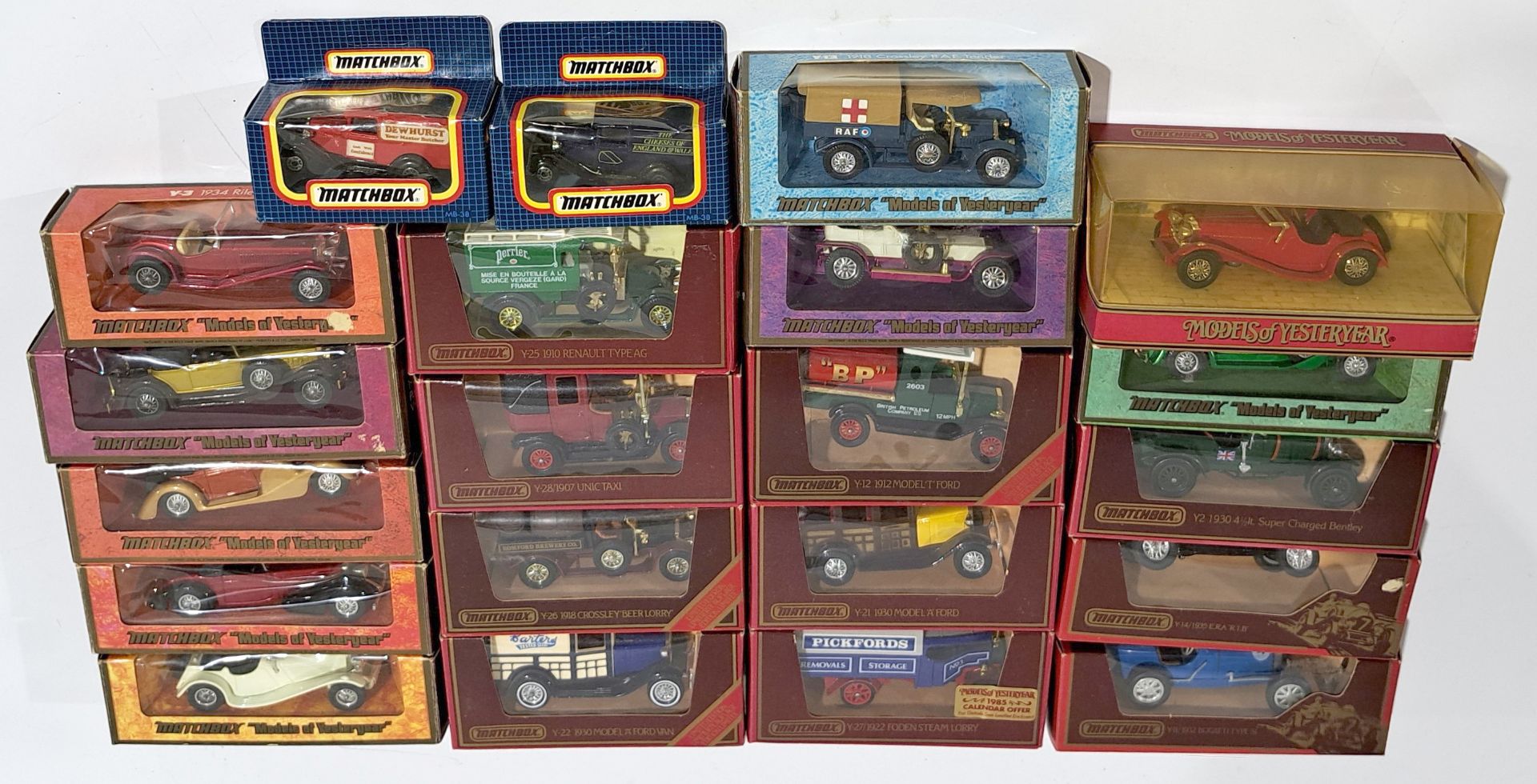 Matchbox Models of Yesteryear & similar, a boxed group