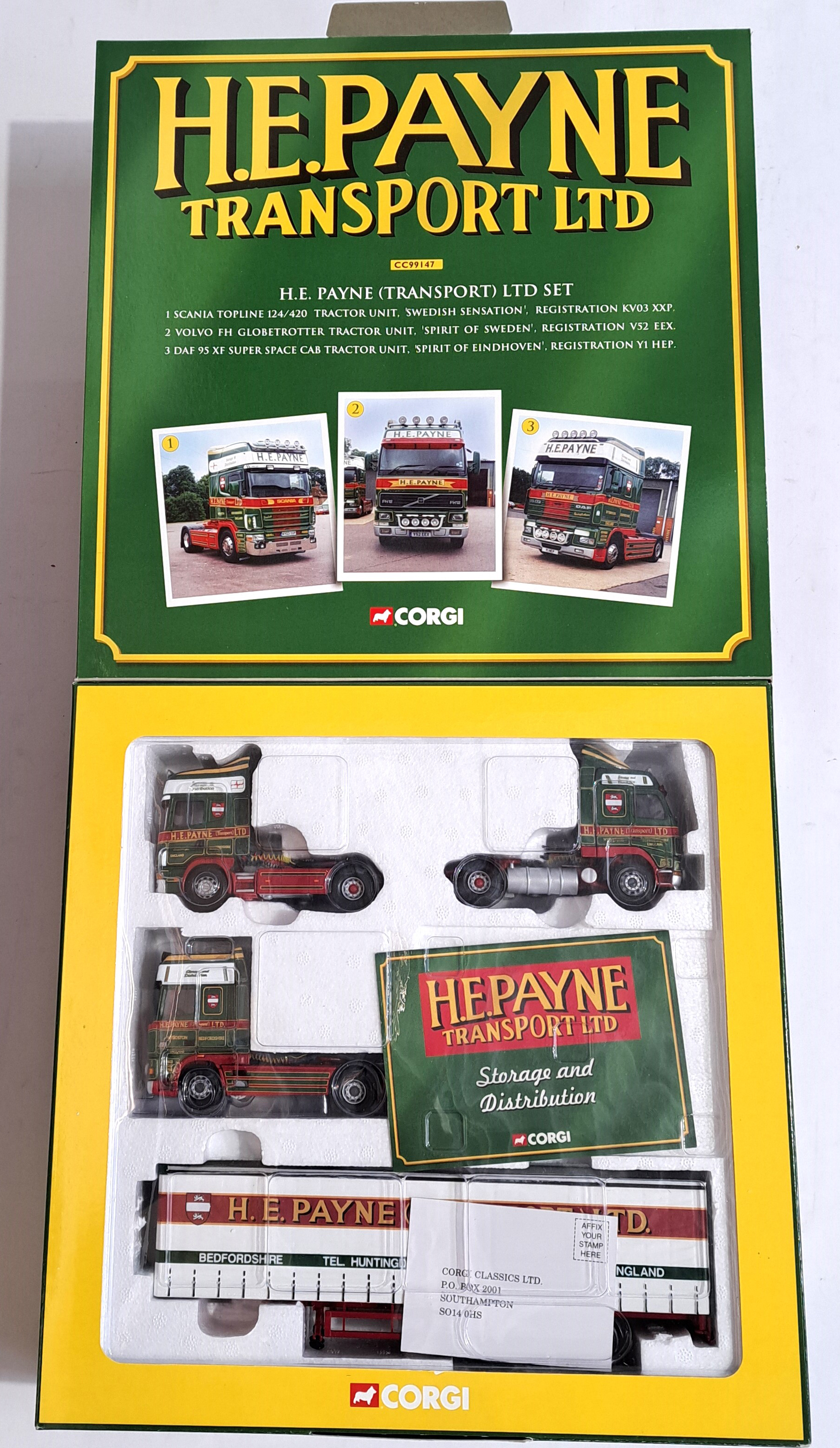 Corgi a boxed CC99147 Set "H.E. Payne Transport Ltd" - Bild 2 aus 3