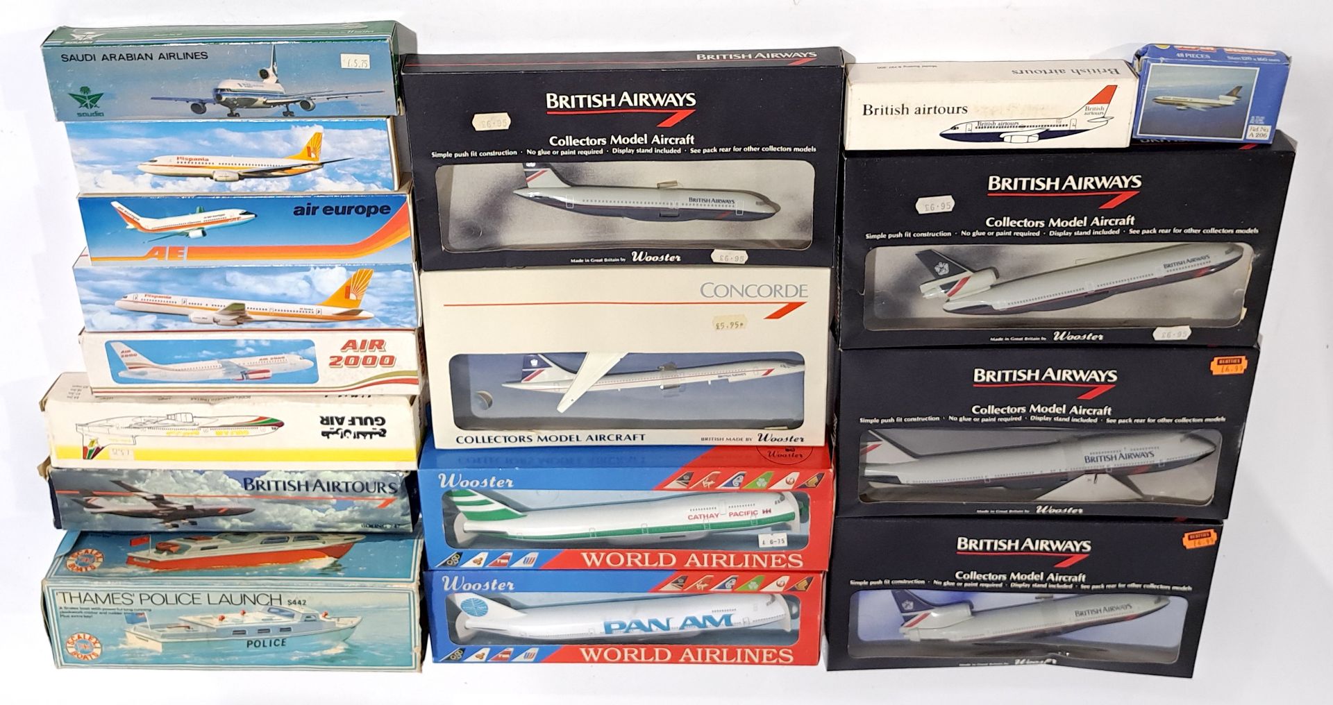Wooster Collectors Model Aircraft & similar, a boxed group