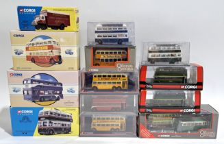 Corgi Classics & Original Omnibus, Bus related & similar, a boxed group