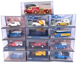 Corgi, a boxed Commercial group comprising of Land Rovers & Vans