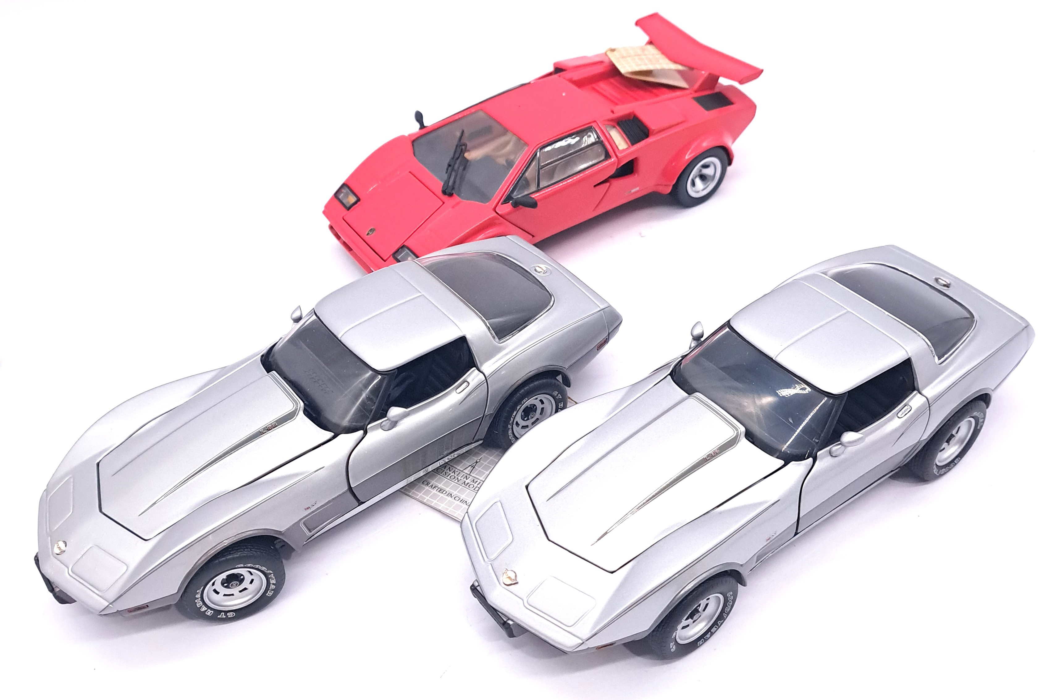 Franklin Mint, a partly boxed (Polystyrene only) group of 1:24 scale performance/sports cars - Image 3 of 3