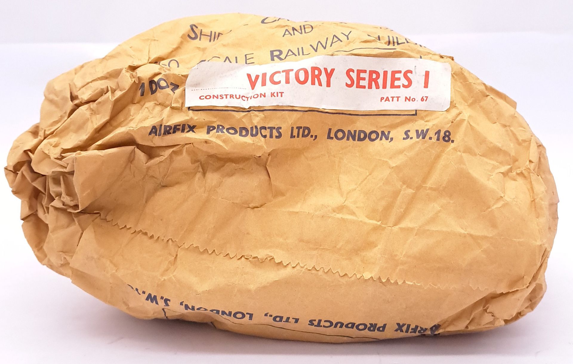 Airfix c1960’s ORIGINAL TRADE BAG complete with Bagged Type 3 “H.M.S Victory” Series 1 (Airfix Hi... - Bild 5 aus 7