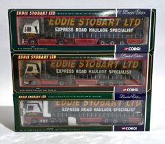 Corgi “Eddie Stobart” 1:50 scale, a boxed quad group